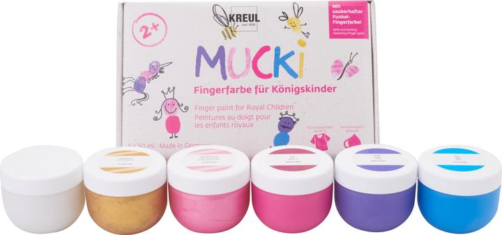 Actual product image Kreul Mucki finger paint for king children (Various colors, 300 ml)