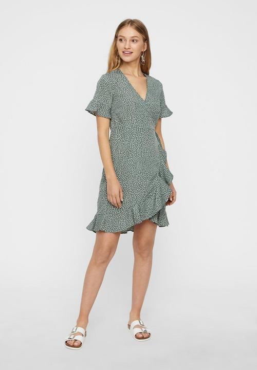 Produktbild Vero Moda Gepunktetes Wickel Minikleid (XS)