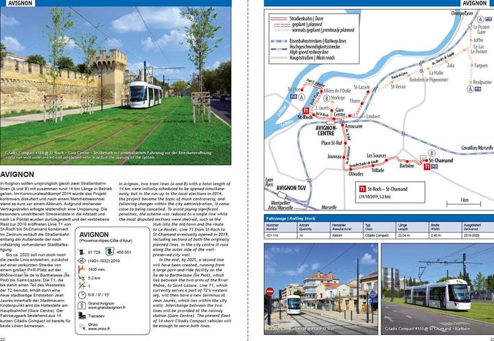 Actual product image Tram Atlas Frankreich / France (German, Robert Schwandl, Christoph Groneck, 2022)