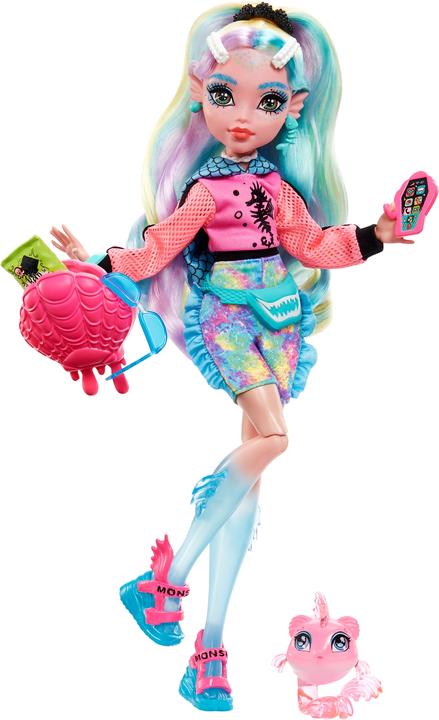 Productafbeelding Monster High Lagoona blauwe pop met huisdier en accessoires