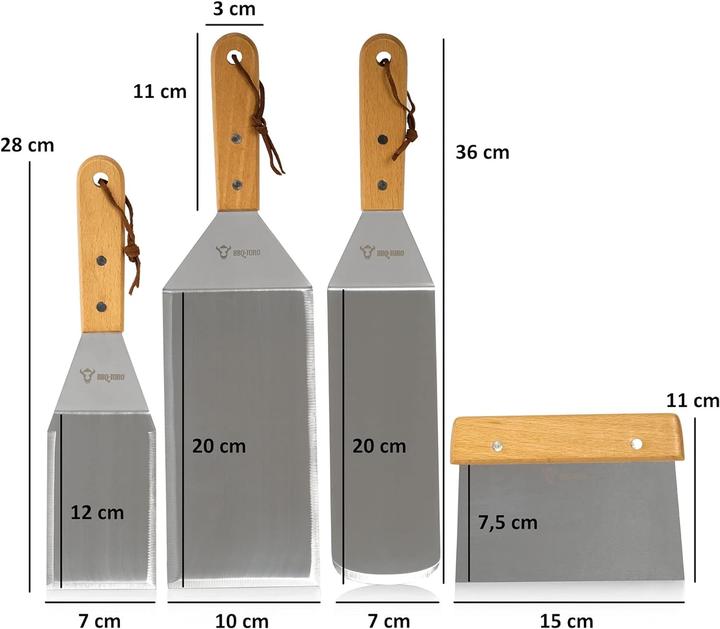 Actual product image BBQ-Toro Grill plancha set