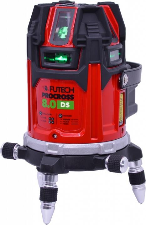 Produktbild Futech 044.80G Procross 8.0 DS Grün Kreuzlinienlaser 8 Linien
