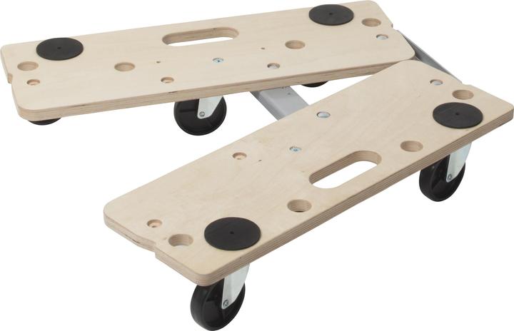 wolfcraft wolfcraft 1 Möbelroller teilbar m.Bügel FT 350 B (300 kg)