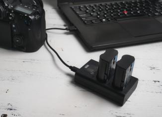 Produktbild Newell battery DL-USB-C DMW-BLK22 Dual Channel Charger for Panasonic LUMIX S5, GH5, G9, GH5S (Kamera Akku Ladegerät)