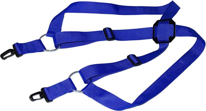 Image du produit AHLtec Sangle croisée confort pour pupitres émetteurs en bleu