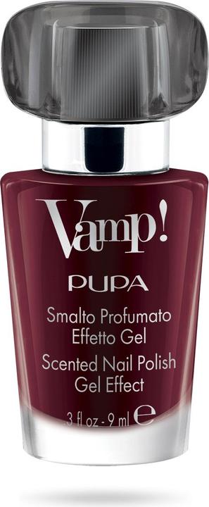 Immagine prodotto Pupa Milano Vamp! Smalto profumato intrepido rosso nero 304 (304 Intrepid Rosso-Nero, Smalto)