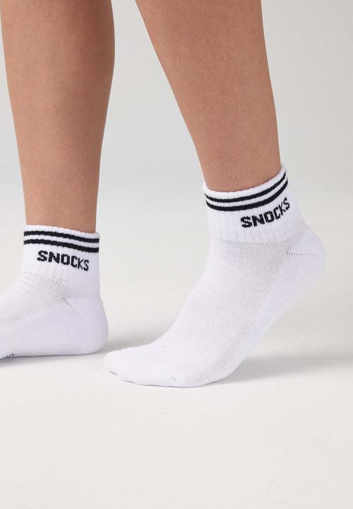 Actual product image Snocks Retro sneaker socks (pack of 4, 39 - 42)