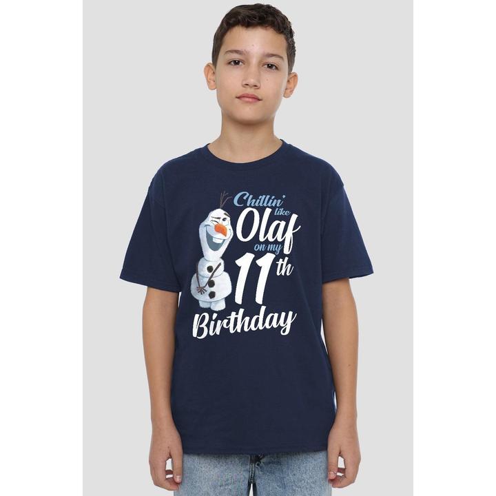 Immagine prodotto Disney Frozen Chillin Like Olaf Maglietta 11 ° compleanno Bambini (140)