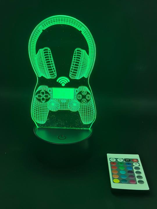 Actual product image Mecharite 3005556 table lamp LED Black, Green