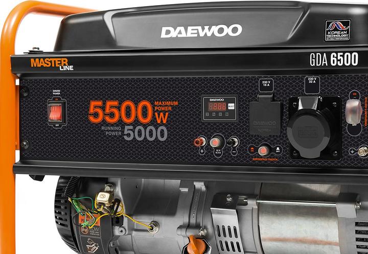 Produktbild Daewoo Power Products Benzin Stromerzeuger (5000 W, 30 l)