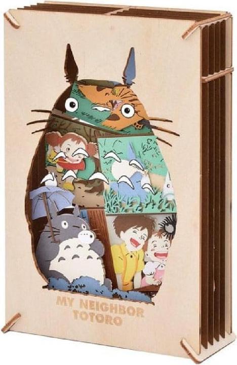 Produktbild Ensky Ghibli - Mon Voisin Totoro - Théâtre de papier style bois Silhouette de Totoro