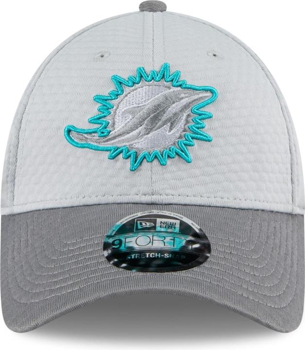Actual product image New Era 9Forty Stretch Cap Training 2024 Miami Dolphins