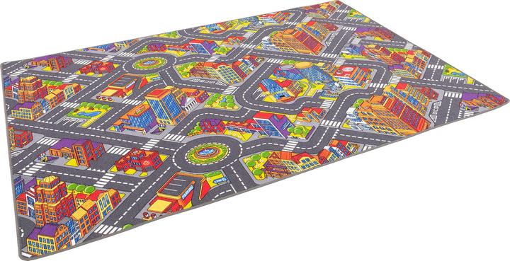 Image du produit Snapstyle Tapis de jeu pour enfants Tapis de rue 3D Big City (100 x 400 cm)