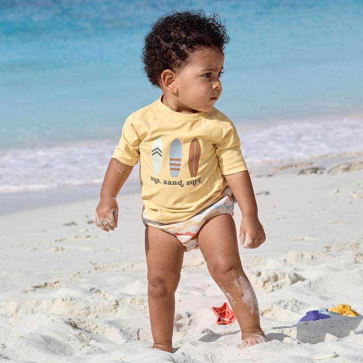 Image du produit Lässig Baby-Bademode Bade-Shirt LSF Short Sleeve Rashguard - Surfboards (80)
