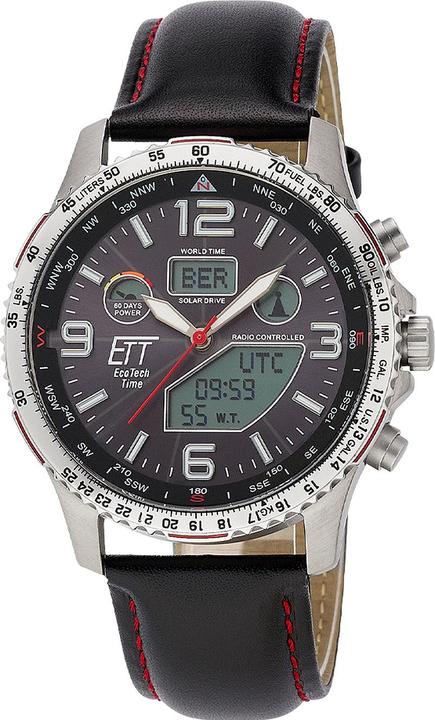 ETT Eco Tech Time (Chronograph, Funkuhr, 43 mm)