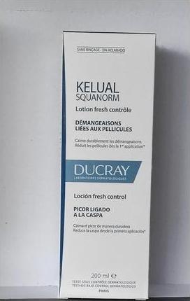 Actual product image Ducray Kelual Squanorm Refreshing Dandruff and Itchy Feeling Lotion 200ml (Body lotion, 200 ml)