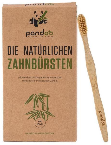 Actual product image Pandoo Children's toothbrush (Soft, 4 x)