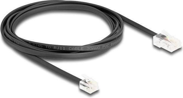 Immagine prodotto Delock Cavo telefonico da spina RJ45 a spina RJ11 nero 2 m