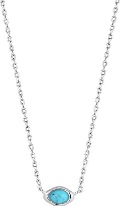 Ania Haie N044-02H Making Waves Damen Halskette, verstellbar (Sterling Silber 925)