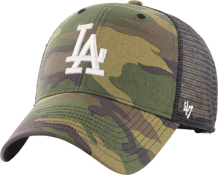 Los Angeles Dodgers Branson Trucker Cap Tarnmuster (One Size)