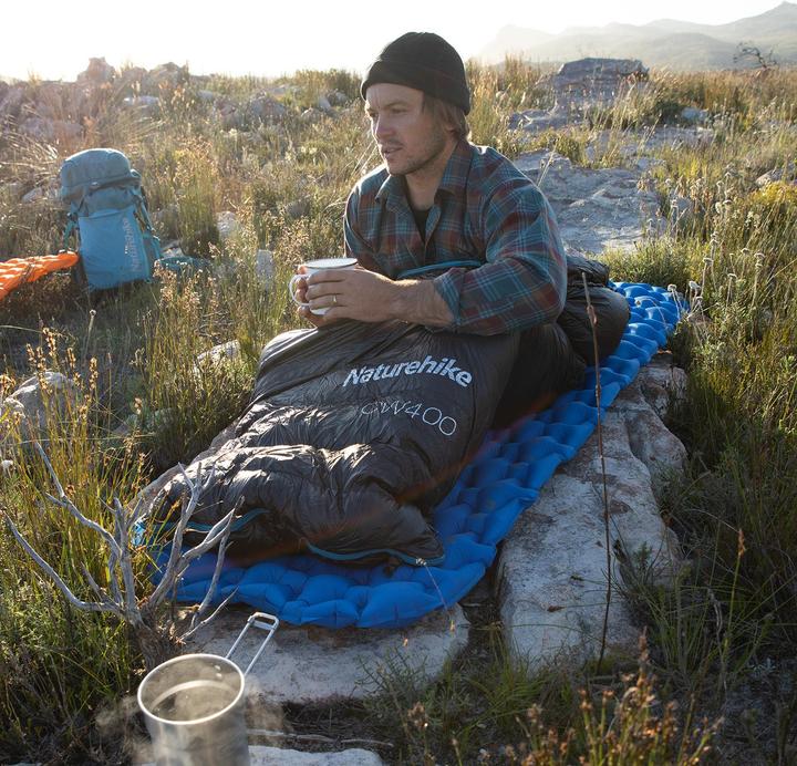 Produktbild Naturehike CW400 Square Down Sleeping Bag CW400M/Black/650 Duck Down