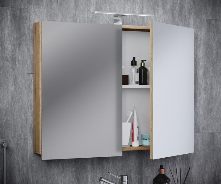 Immagine prodotto VCM Mobili da bagno in legno Mobile specchio Badinos (60 x 12 cm)