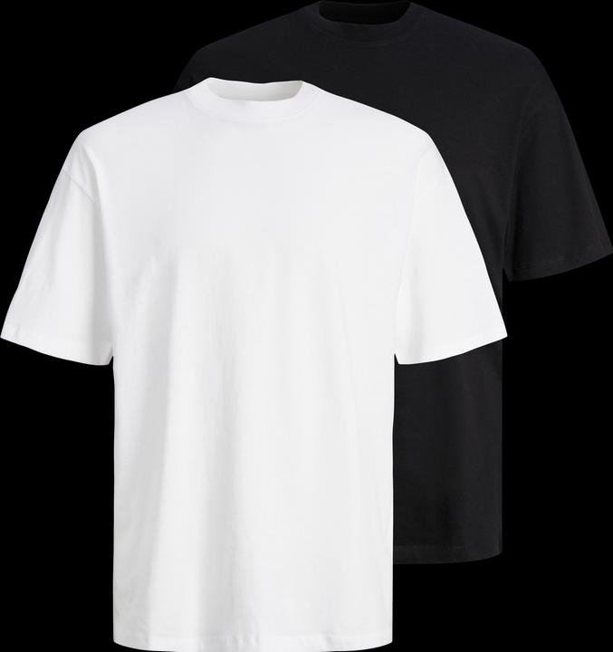 Image du produit Jack & Jones 2er-pack Einfarbig Rundhals T-shirt T-shirt (S)
