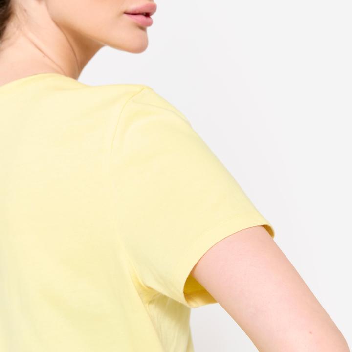 Actual product image Domyos T-Shirt Damen - pastellgelb (3XL)