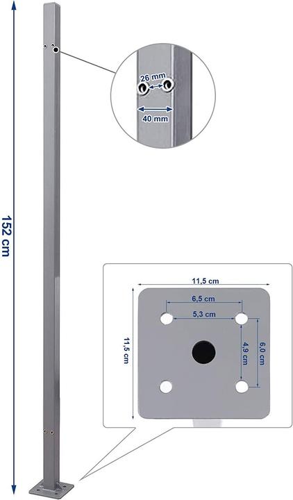 Produktbild Songmics Seitenmarkise Zubehör (0.12 m)