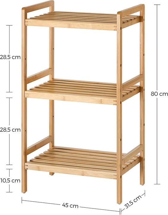 Actual product image Songmics bamboo