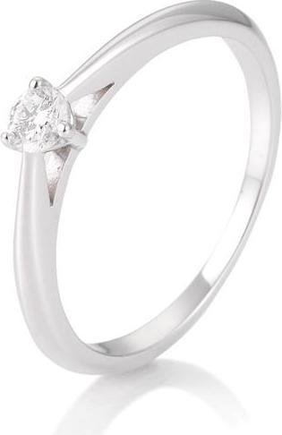 Breuning Verlobungsring 3er Krappe (53, 585/14 K Gold)