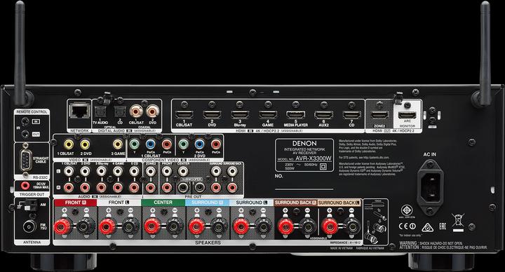 Produktbild Denon Avr-X3300w (7.2 Kanal, FM)