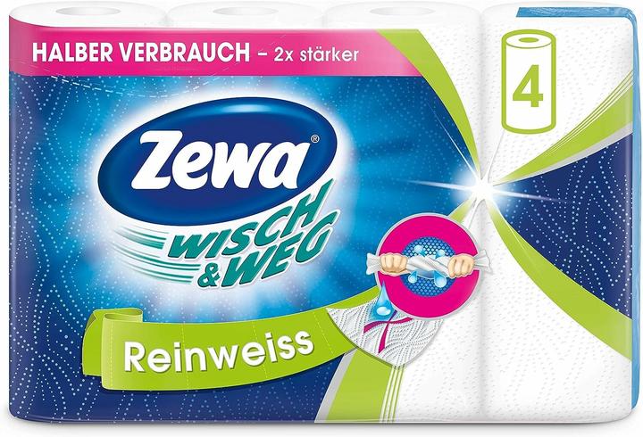 Zewa Wipe&Way Bianco puro (4 x)