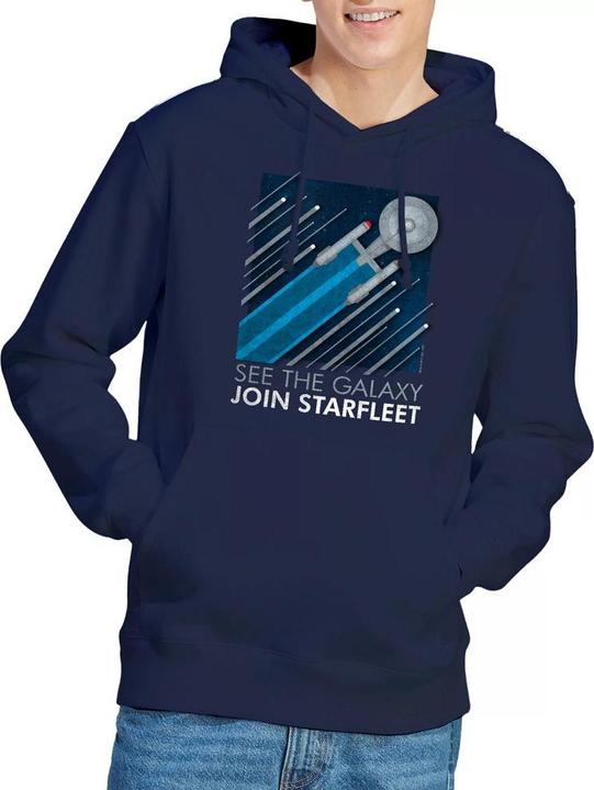 Immagine prodotto Starfleet Recruitment Felpa con Cappuccio Poster Uomo (L)