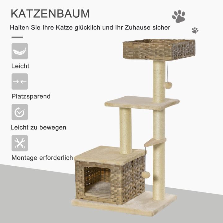 Produktbild Jamb Katzenbaum (109 cm, Braun, Beige)