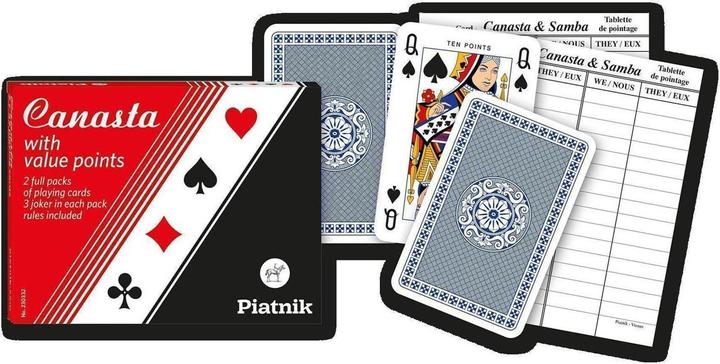Produktbild Piatnik 2303 - Canasta mit Wertungsblock (Deutsch)