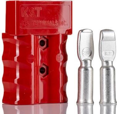 Actual product image Rs Pro Battery contact modular, plug, 2 -contacts