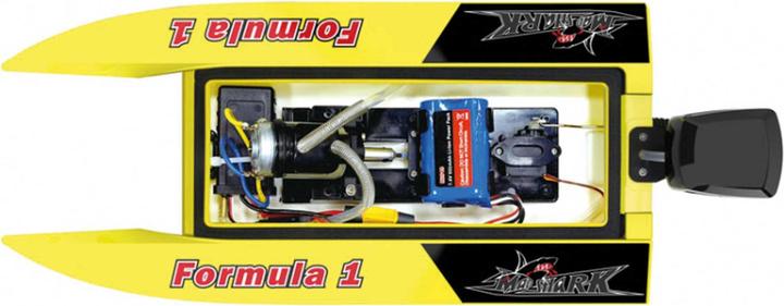 Actual product image Joysway Mad Shark F1 V3 2.4G RTR Brushed Yellow