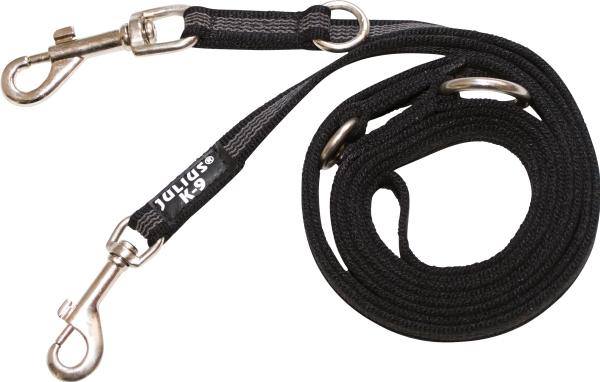 Image du produit Julius-K9 Longe double 20 mm 2.2 m 50 kg chien réglable (Chien, Général)