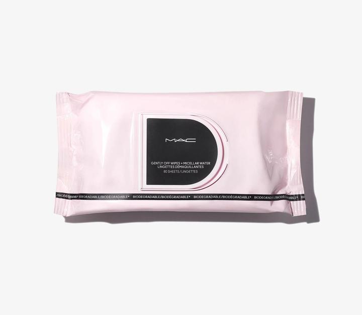 Actual product image MAC Cosmetics Gently Off Wipes + Micellar Water (Cleaning cloths, 80 ml)
