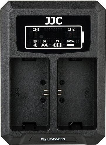 Actual product image JJC Dual USB Charger for Canon LP-E6N