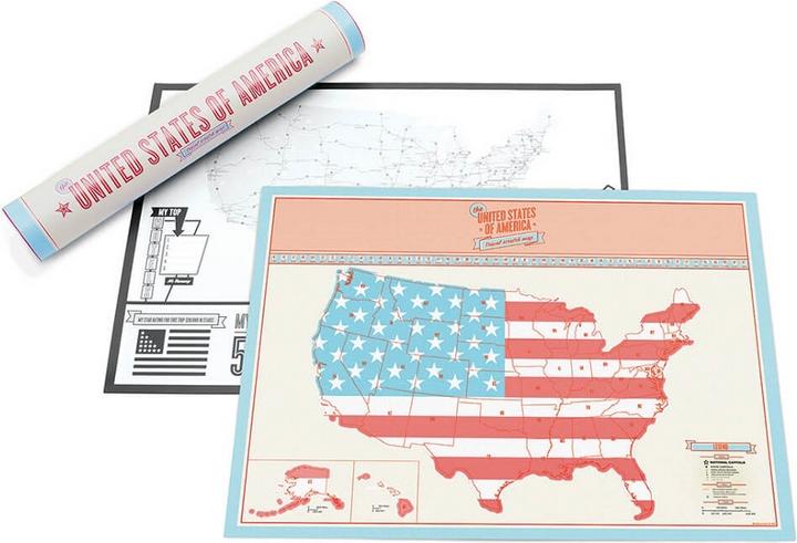 Immagine prodotto Luckies Scratch Map USA (42 x 30 cm)