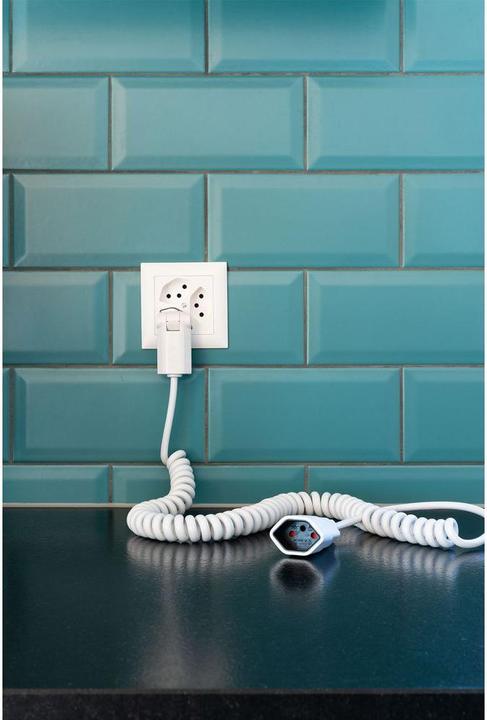 Actual product image Max Hauri Extension cable 4 m T13 - T12 ClipClap, white (4 m, Type 12)