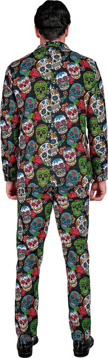 Actual product image Widmann Dia De Los Muertos suit jacket, trousers (S, M, L, XL, XXL)