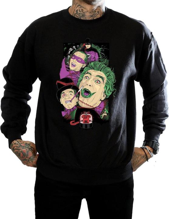 Produktbild Batman TV Serie Rogues Gallery Baumwoll Sweatshirt (3XL)