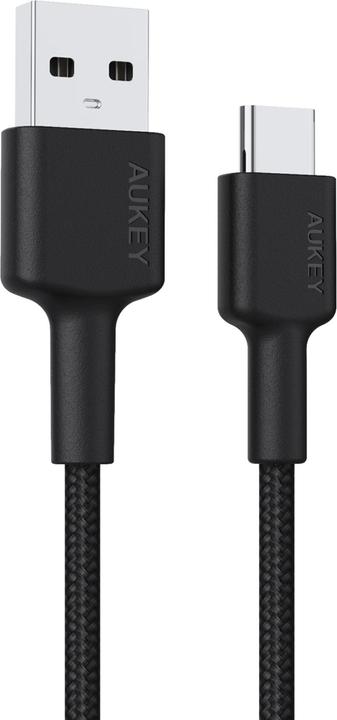 Aukey Braided Nylone USB 2.0 to USB-C Cable 0.9m (0.90 m, USB 3.2 Gen 1)