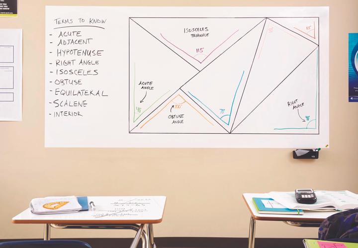Actual product image Post-it Super Sticky Dry Erase Film (121.9 x 182.9 cm)