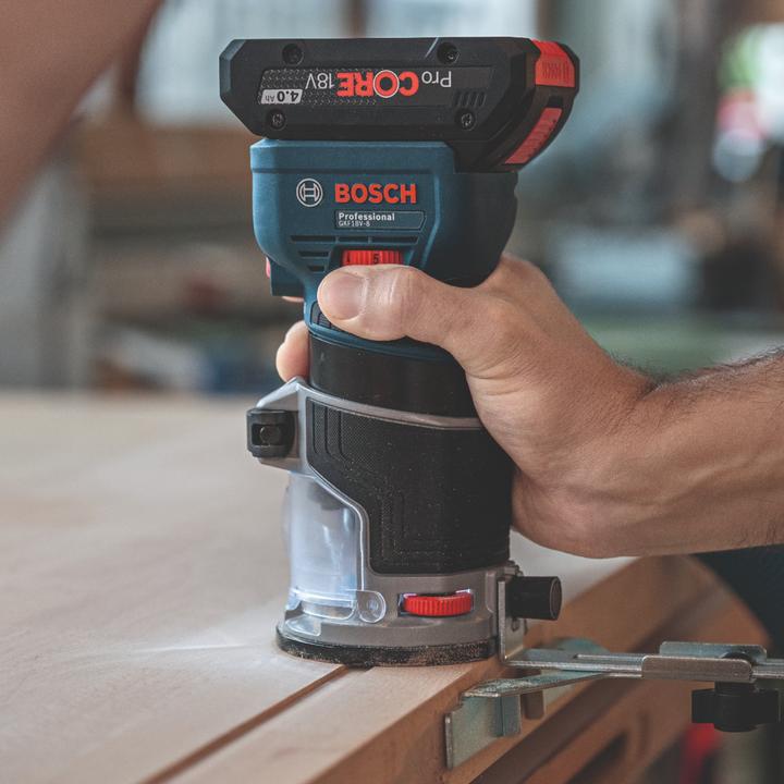 Actual product image Bosch Professional Bosch GKF 18V-8 Professional cordless edge router 18 V 8.0 mm brushless + 1x ProCORE rechargeable