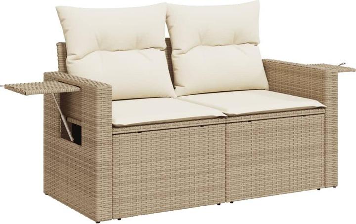 Produktbild VidaXL Gartenmöbel Sofa Garnitur Gartengarnitur Garten Sitzgruppe 9-tlg. Beige