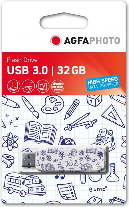 Produktbild AGFAPHOTO USB 3.2 Gen 1 32GB Motiv Schule (32 GB, USB-A)